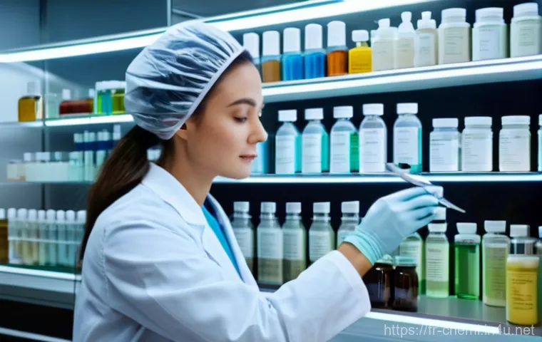 화학공학 전공 직무 매칭 - **Advanced Pharmaceutical Production Oversight**
    A male chemical engineer in his 40s, wearing a ...
